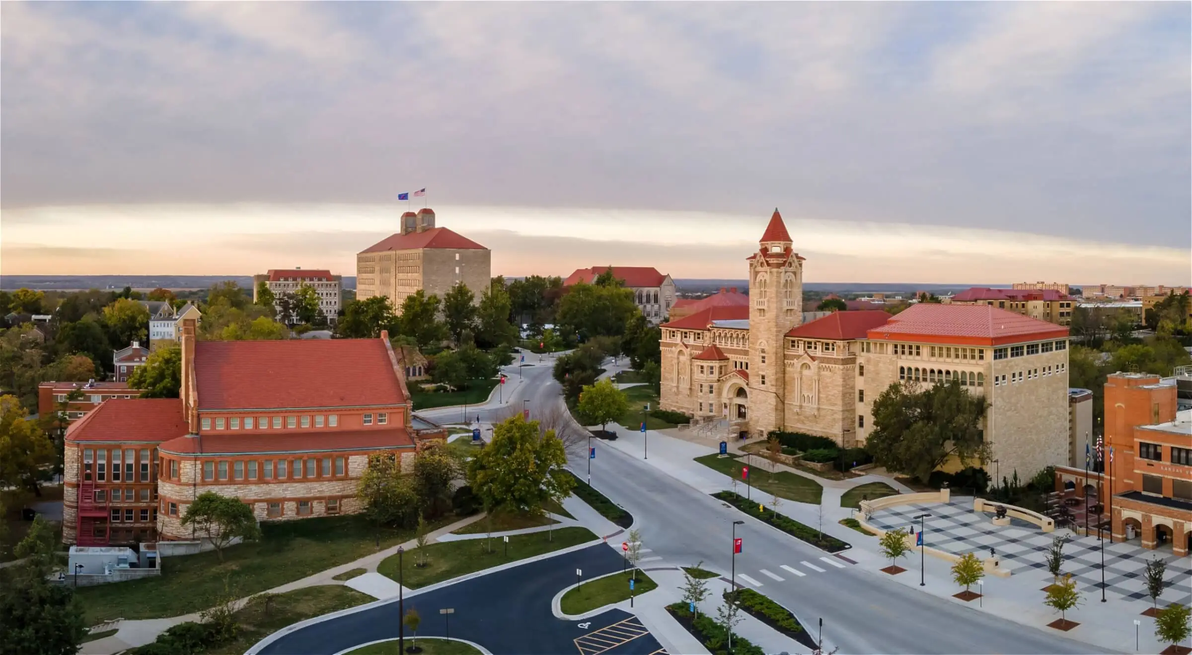 The University of Kansas campus.