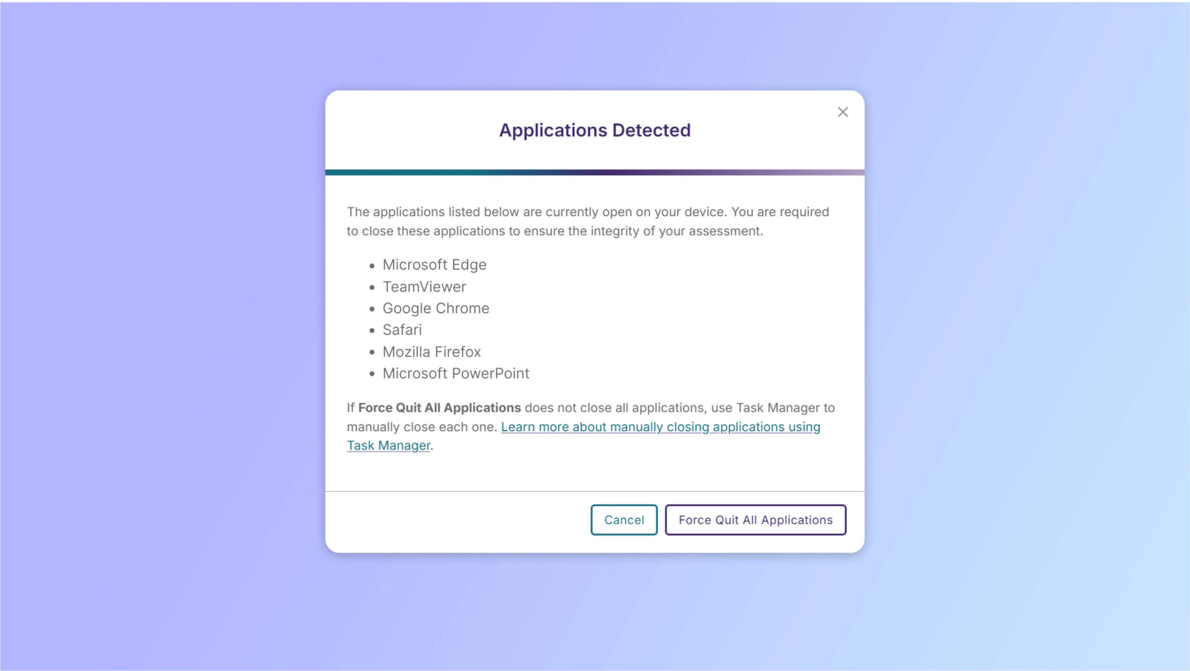 Specific Application Identification: See exact names of blocked programs instead of generic 