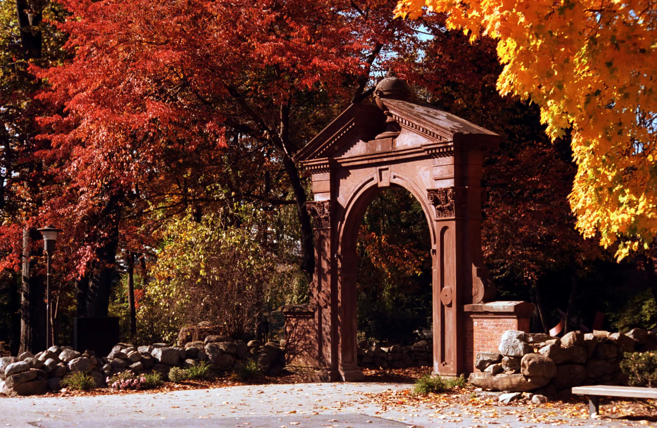 Ramapo College in the fall