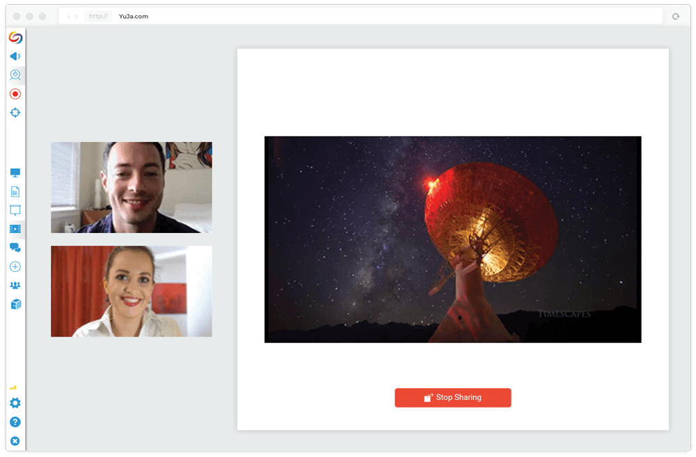 Real-time Video Sharing Right Within Your Virtual Classroom