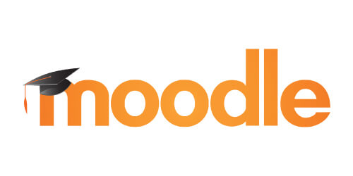 Moodle logo.