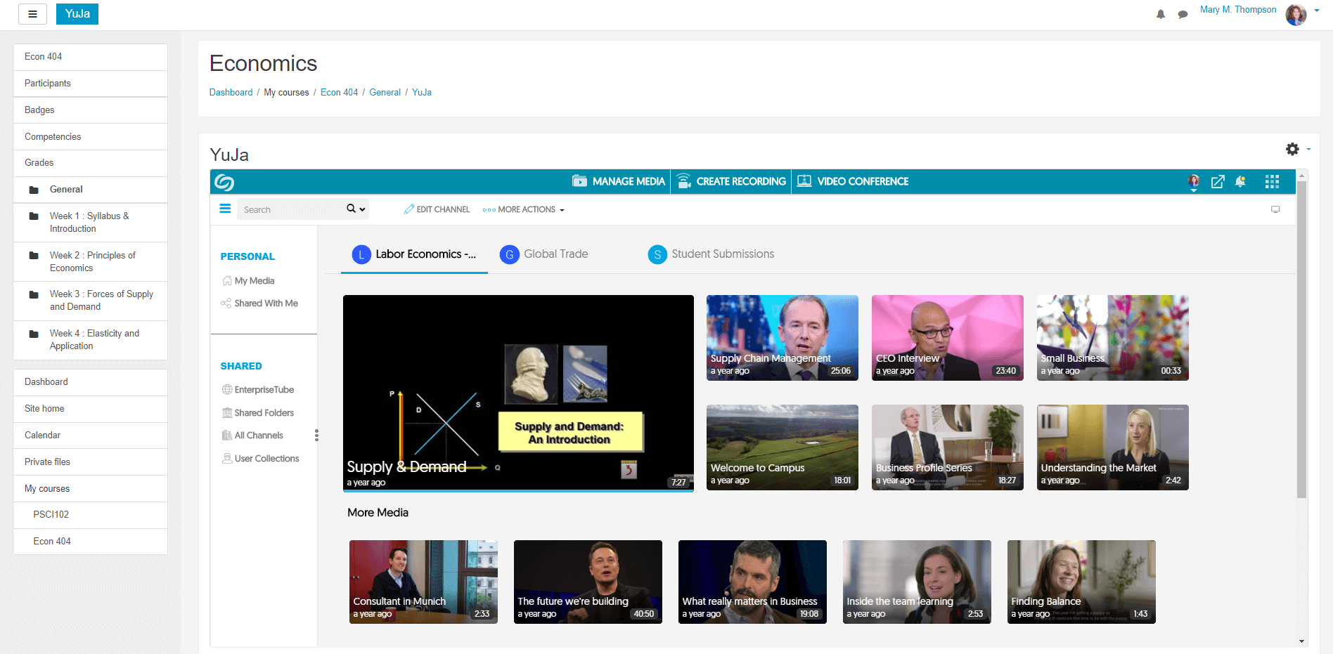 Lecture Capture & Video for Moodle LMS