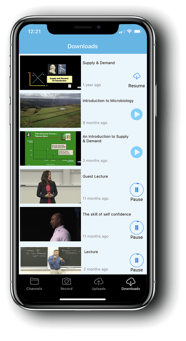 Download Media for Offline Viewing