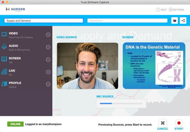 Software-Based Classroom Capture