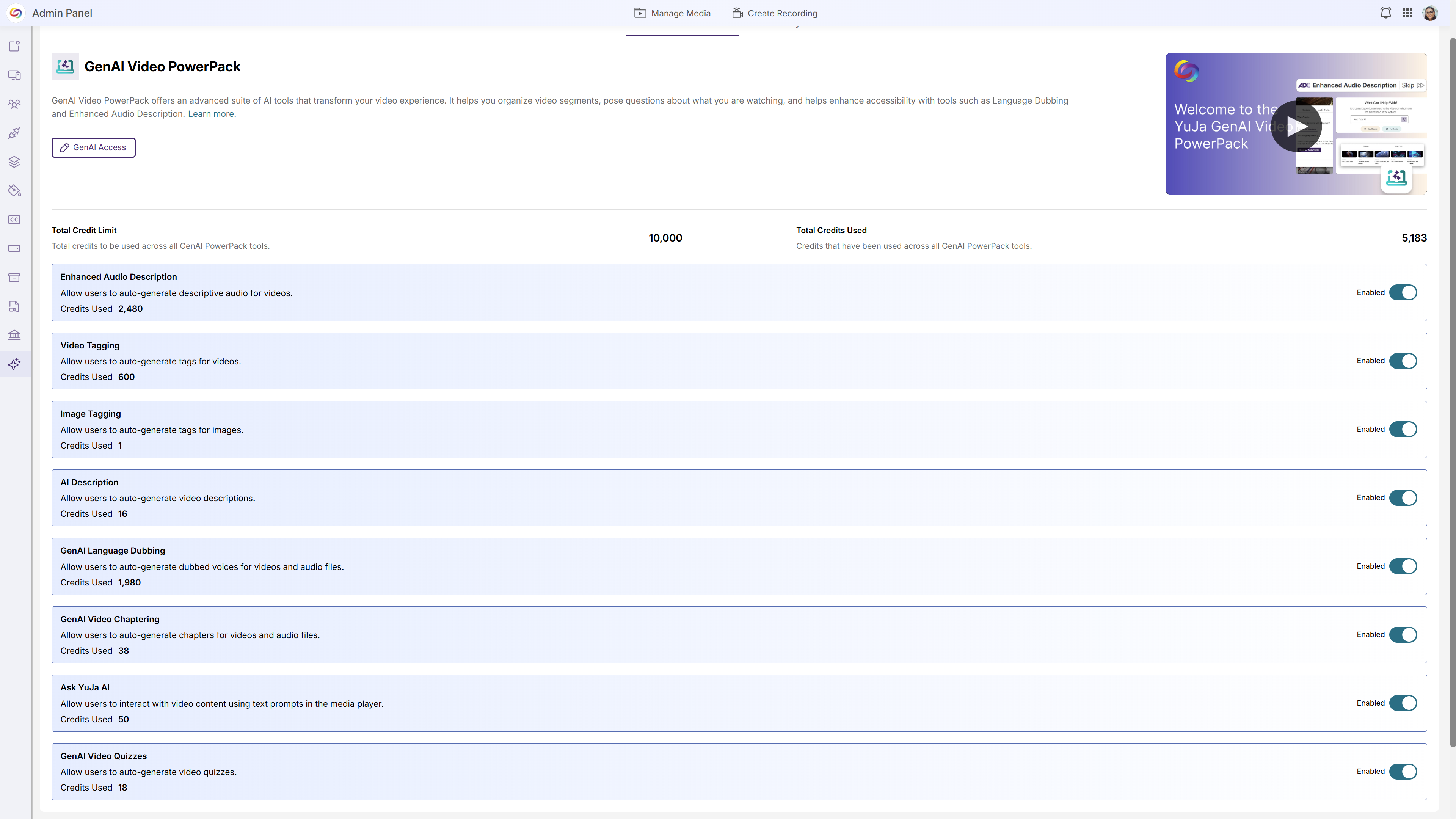 GenAI Video PowerPack screenshot