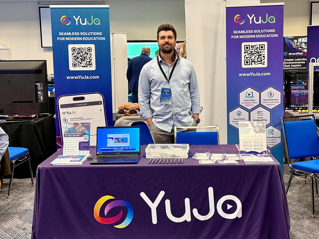 YuJa NW/MET 2025 Conference Booth