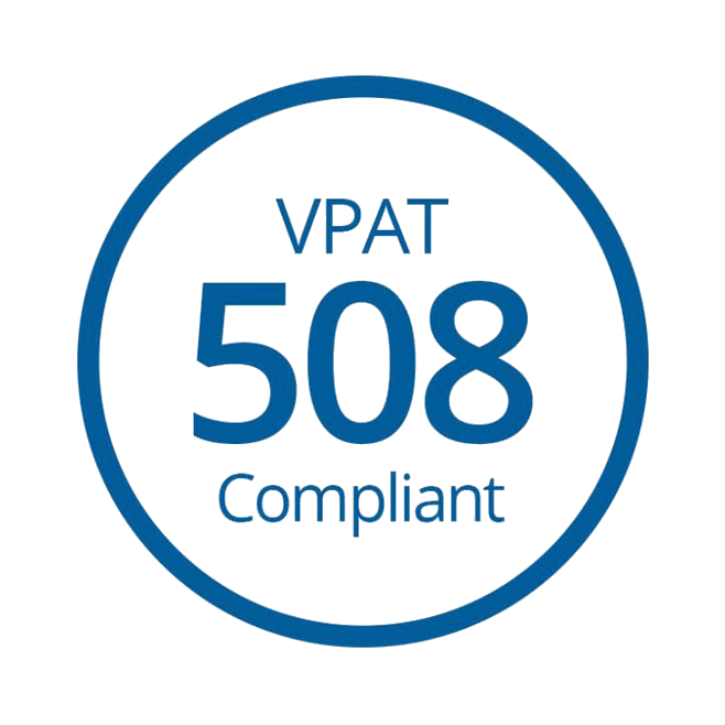 VPAT 508 Compliant logo