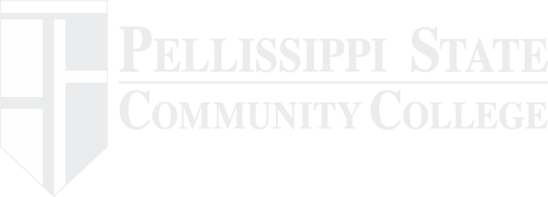Pellissippi State Community College White Logo. logo.