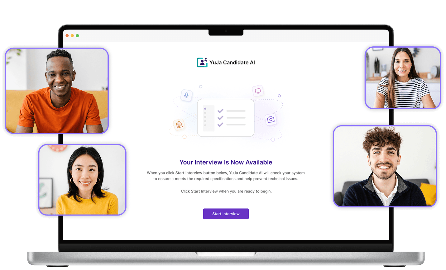 YuJa Candidate AI screenshot
