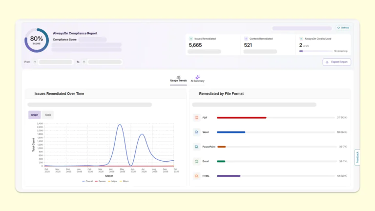 YuJa Panorama v26.8.0 Release –  Deeper Remediation Capabilities, Optimized Integration Workflows, New Dashboards and More…