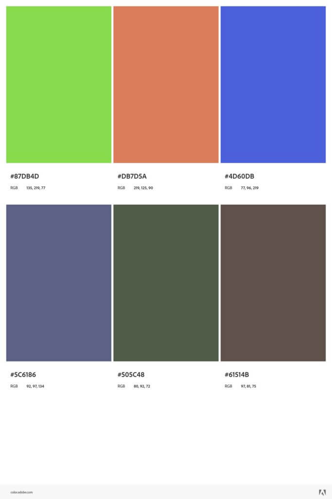Blue Triadic Colour Scheme 1