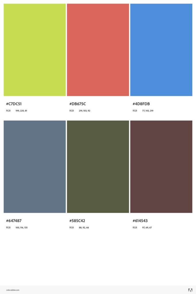 Blue Triadic Colour Scheme 2