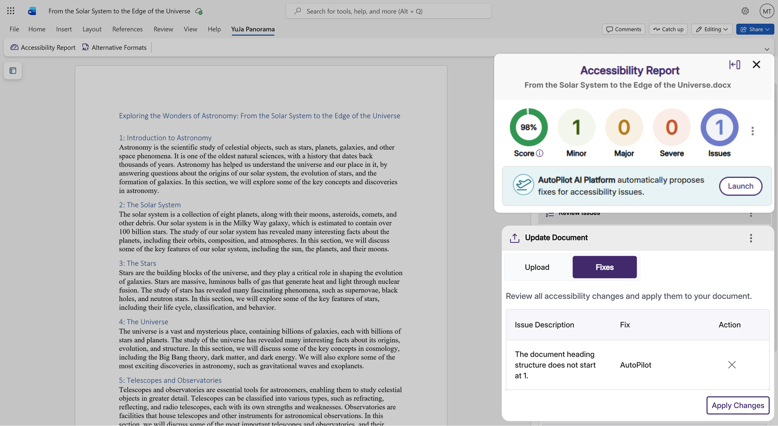 Microsoft Word integration