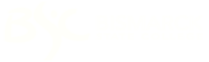 Bismarck State College white logo