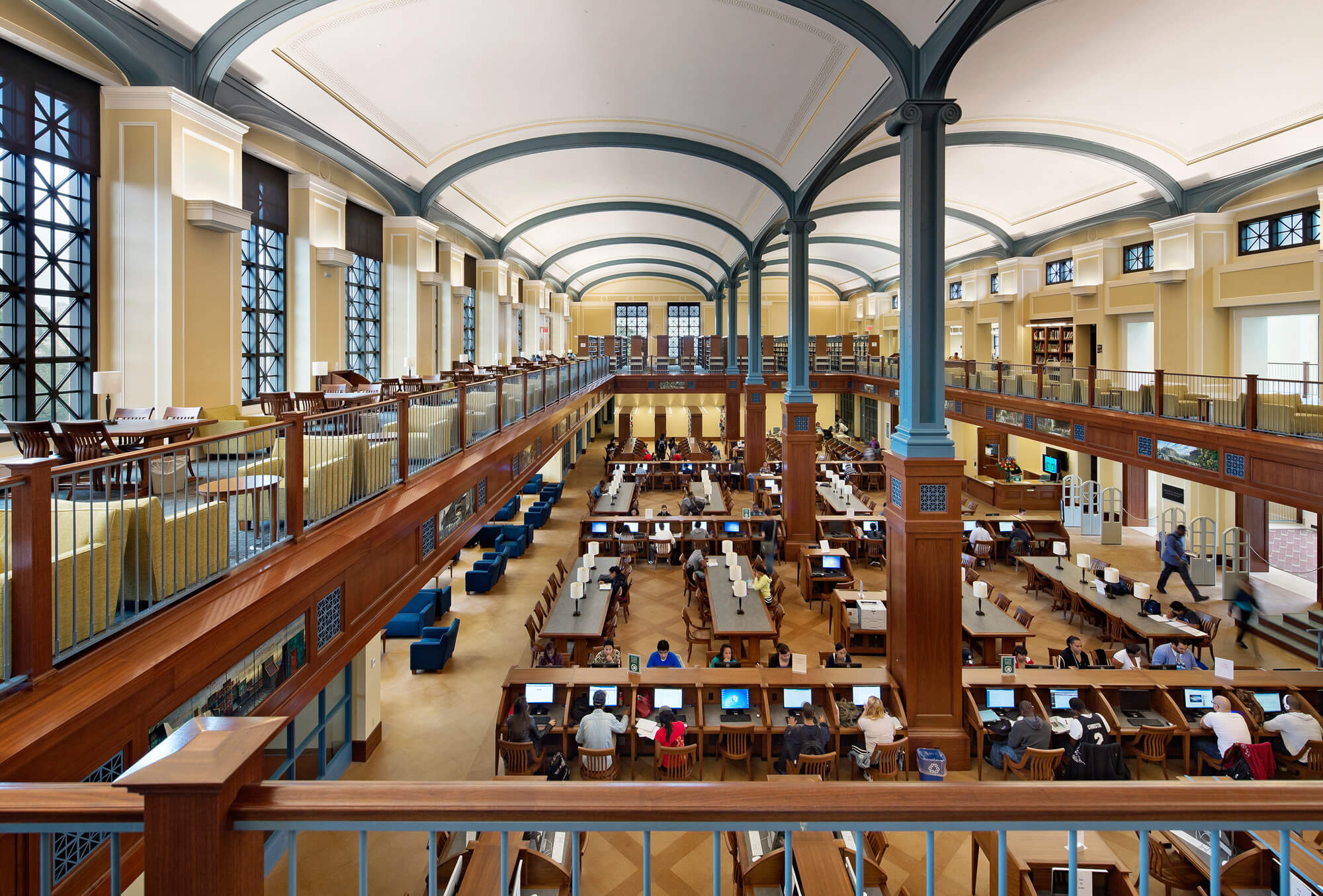 Bronx Community College interior.