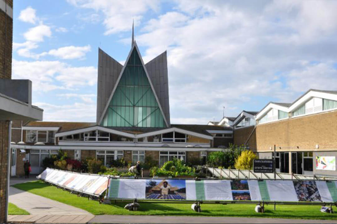 Canterbury Christ Church University campus.