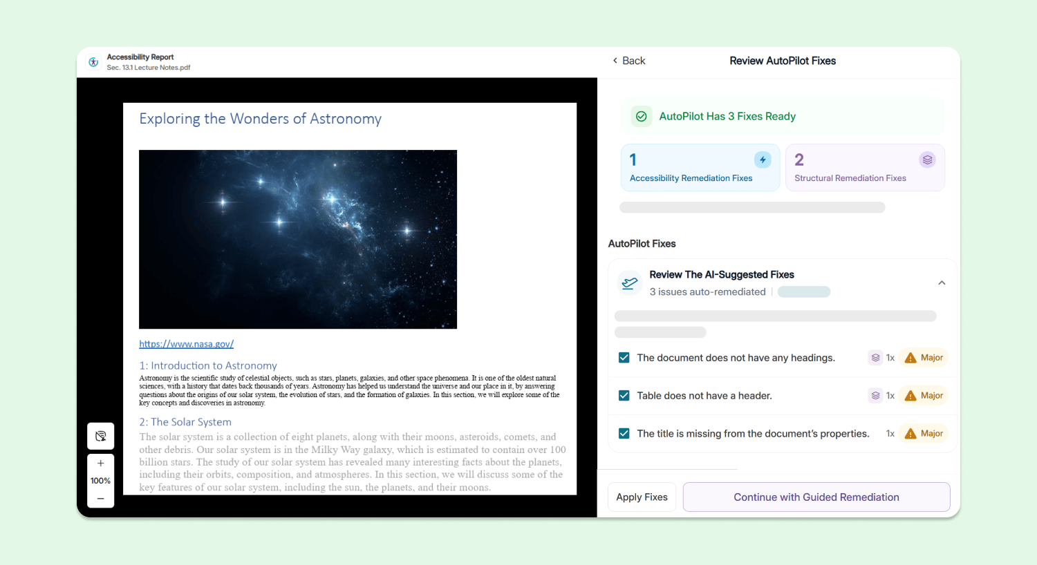 YuJa Structural Remediation's New Editing Modes