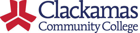 Clackamas Community College logo.