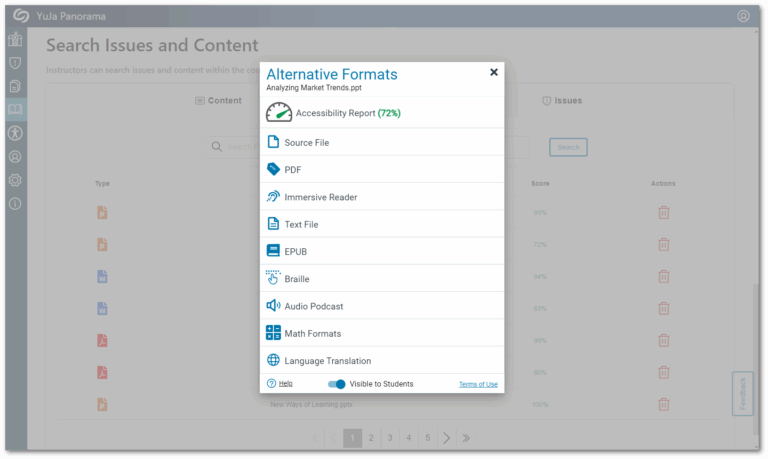 YuJa Panorama for Digital Accessibility – Minor Update RC20230106 Released to US, CAN, and EU Zones