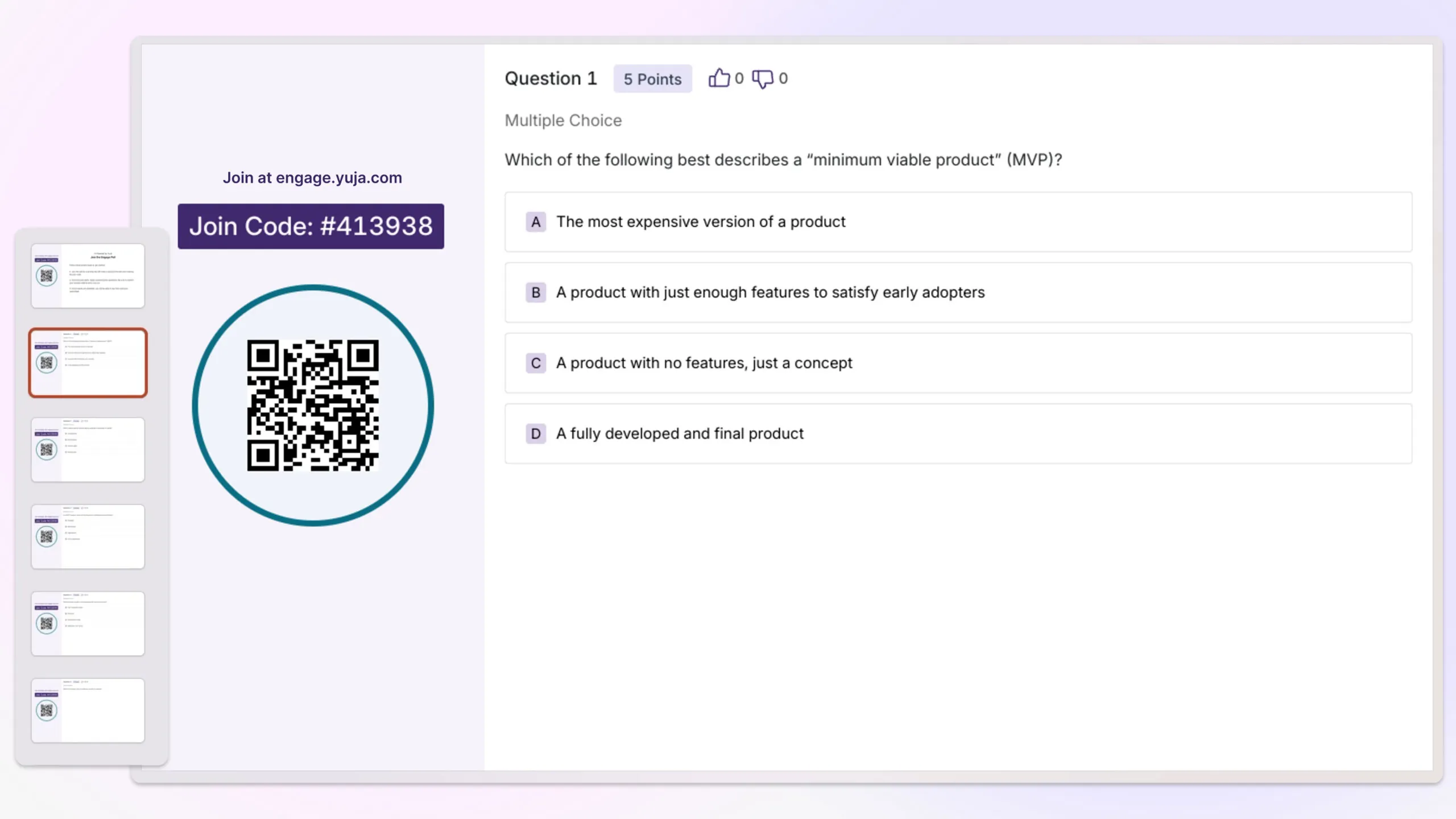 Improved UI Experience: Expanded from simple question title slides to full-width screenshot slides that capture complete question and activity details.