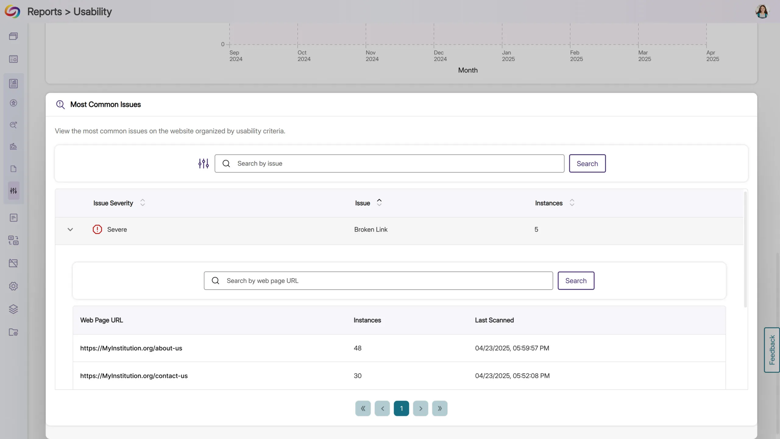 Enhanced Issue Navigation Across All Report Types