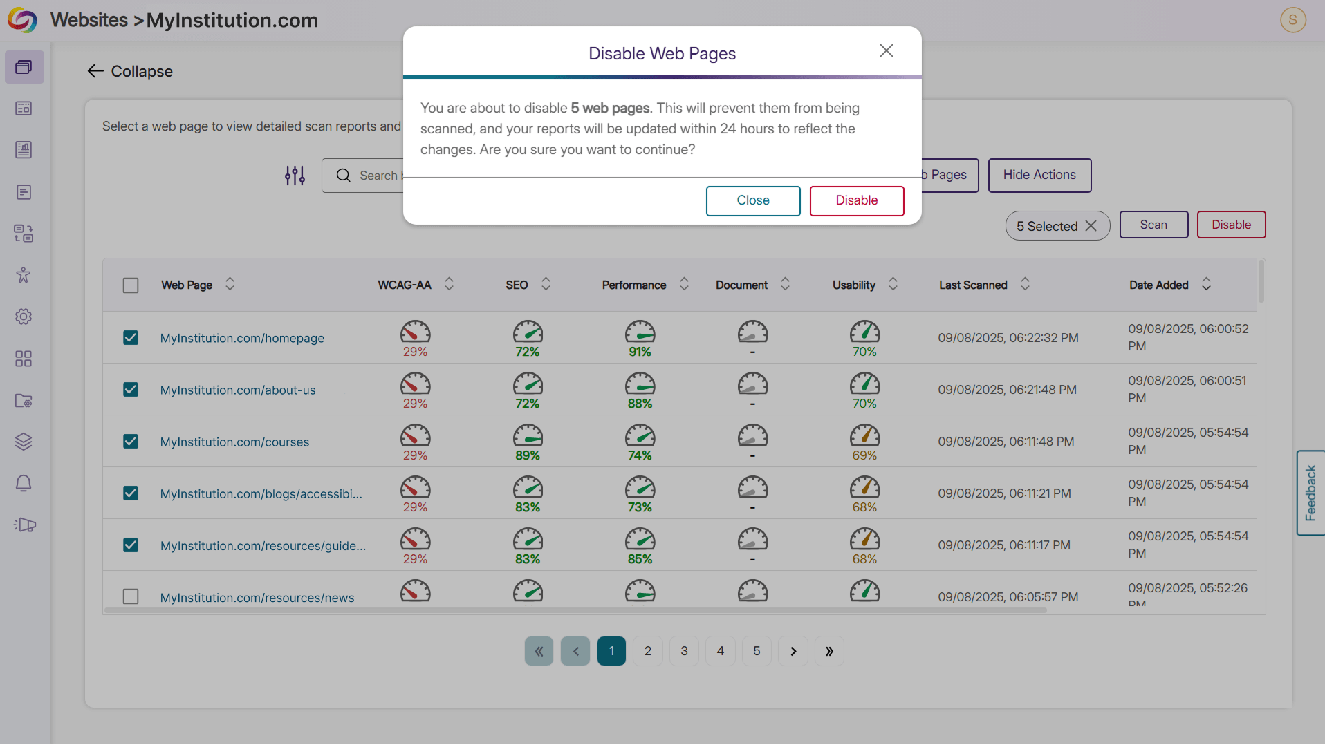 A quick setup guide embedded in Panorama shows a checklist of items that need to be completed.