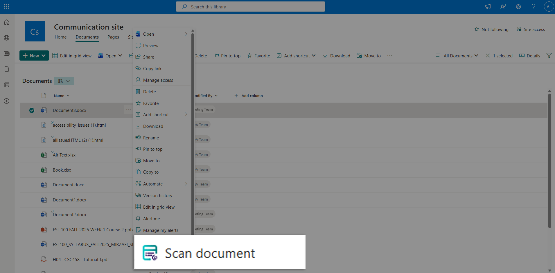 SharePoint integration