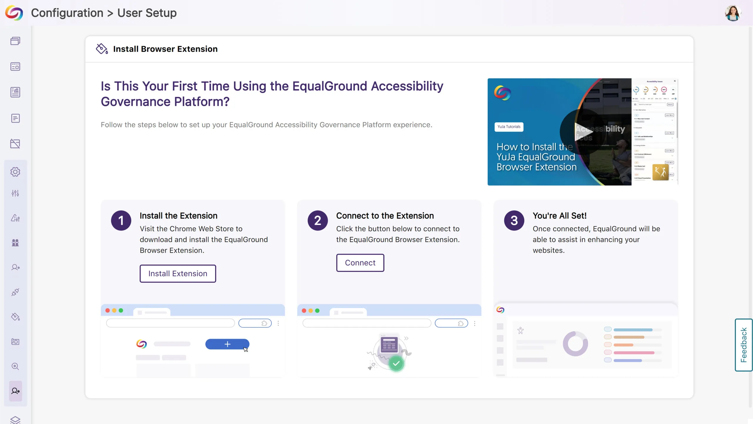 Enhanced New User Setup Experience with Step-by-Step Instructions