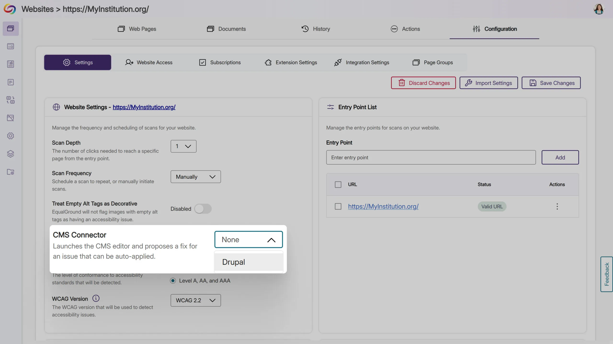 Direct CMS Remediation Integration for Drupal