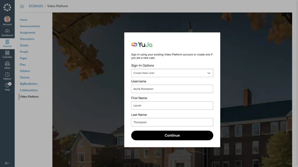 Redesigned LMS user provisioning interface for enhanced user experience.
