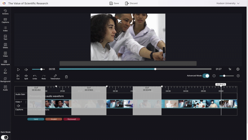 Accelerated Video Processing Delivers Dramatically Faster Cut Operations