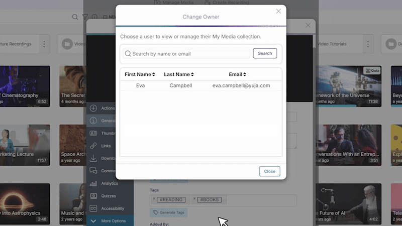 Automatically Transfer Quiz Ownership