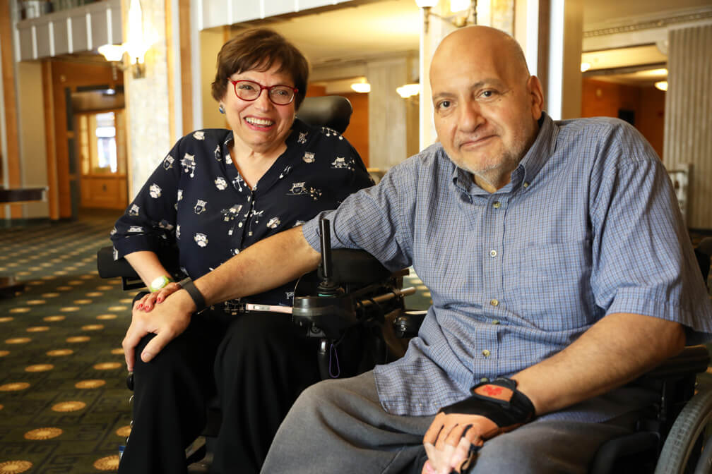 Judy Heumann and her husband