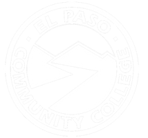  El Paso Community College logo white.