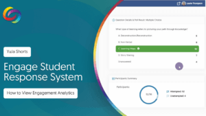 YuJa Engage Student Response System - How to View Engagement Analytics thumbnail.