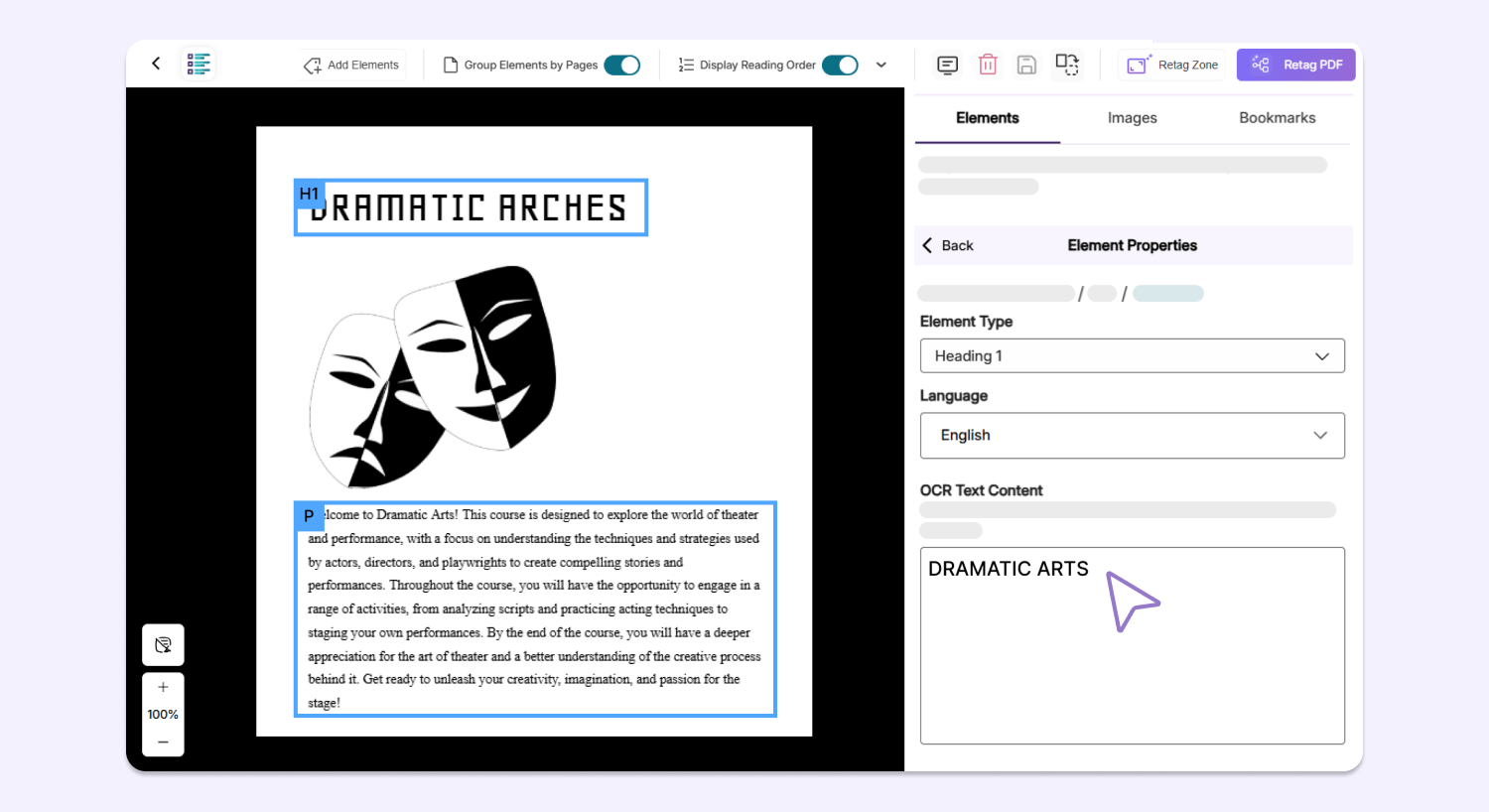 Editable OCR Text
