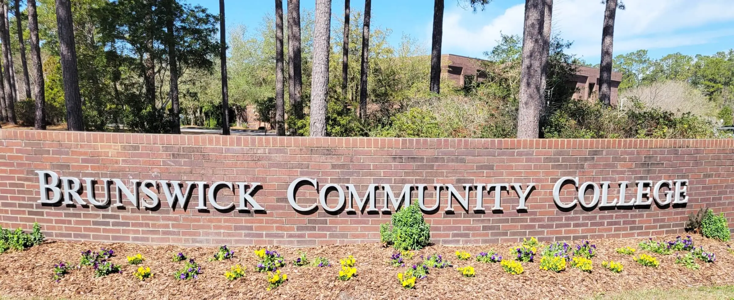 Brunswick Community College sign