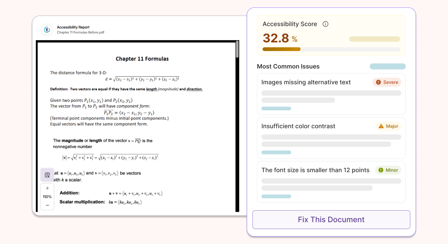 More Precise Accessibility Scores