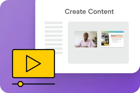 Create Content illustration.