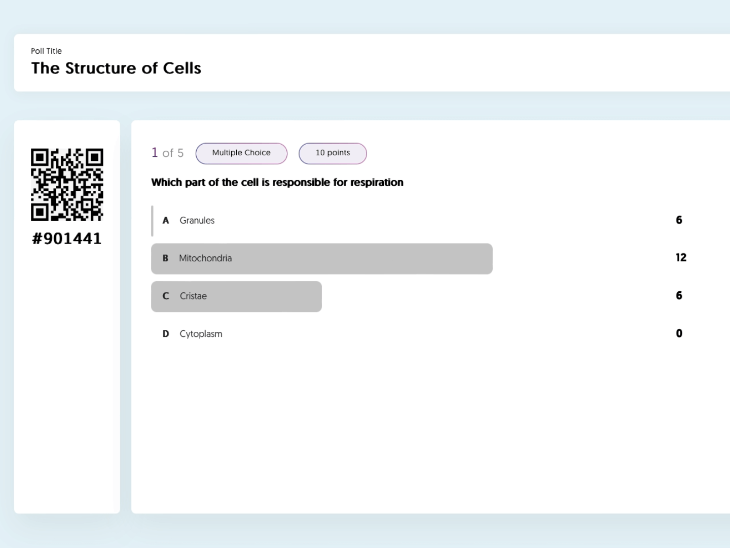 Results of a YuJa Engage Poll are shown in an Apple Keynote slide.