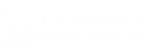 Louisiana Community & Technical Colleges logo in white