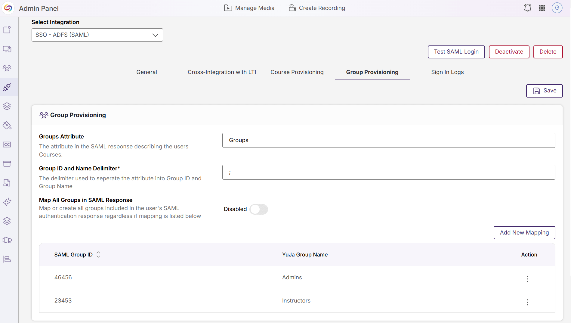 Integration Management Pages Redesigned for Improved Usability