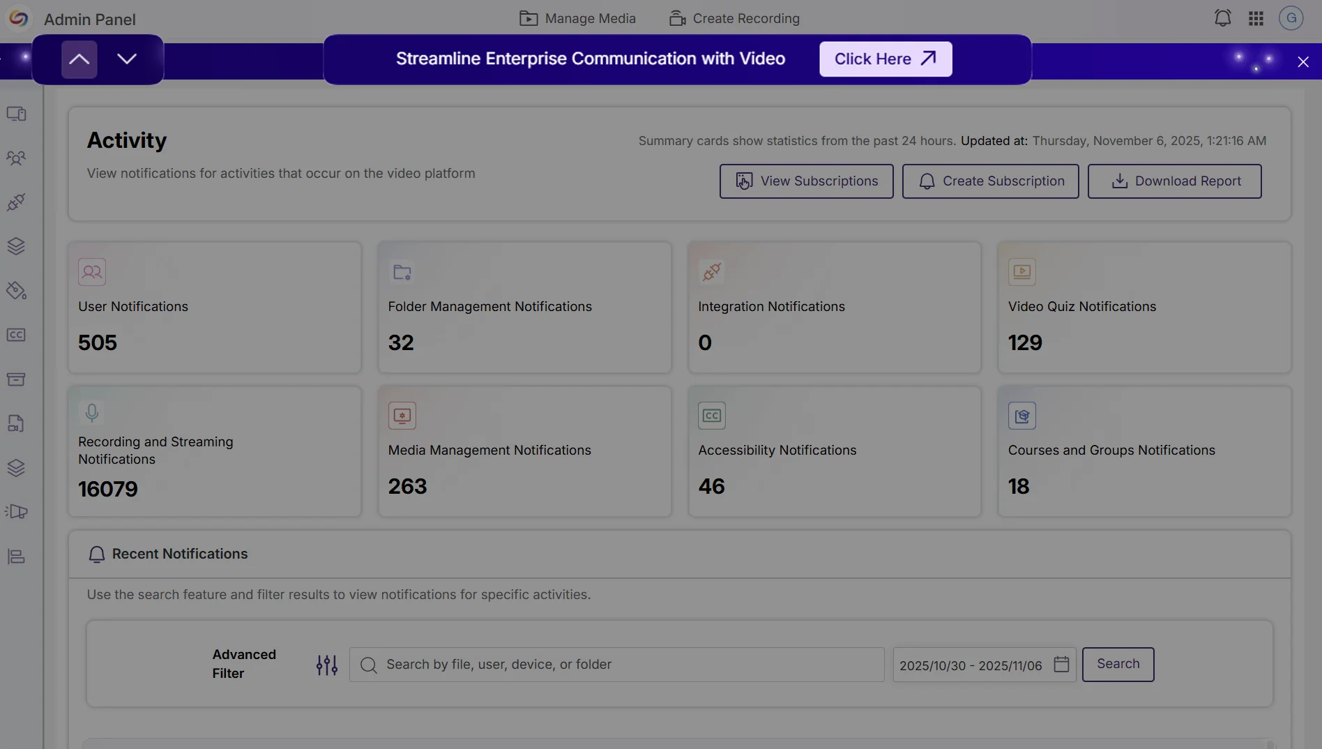 Event Banners Provide Visibility Into Upcoming Webinars and Product Announcements