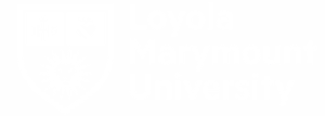 Loyola Marymount Universsity white logo