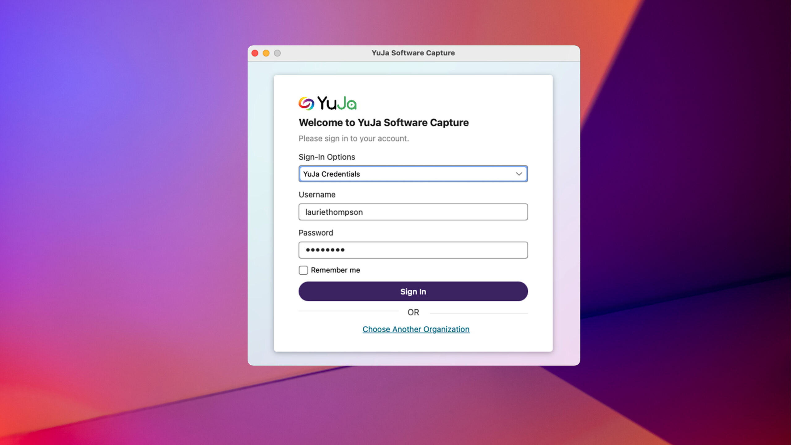 Improved Login Experience