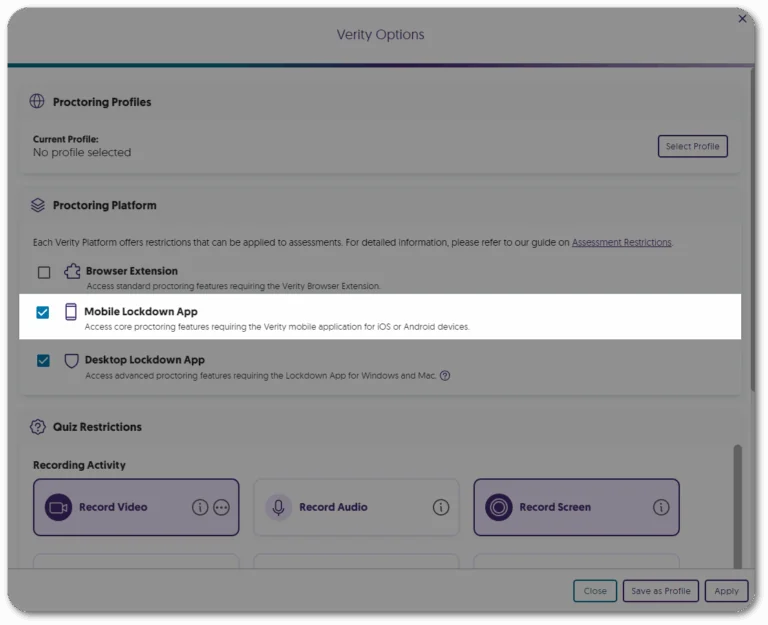 YuJa Verity Test Proctoring Platform Update – “Sapphire”