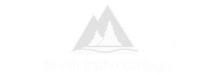 North Idaho College white logo
