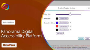 Panorama Digital Accessibility Platform: Omu Peak Release Thumbnail.