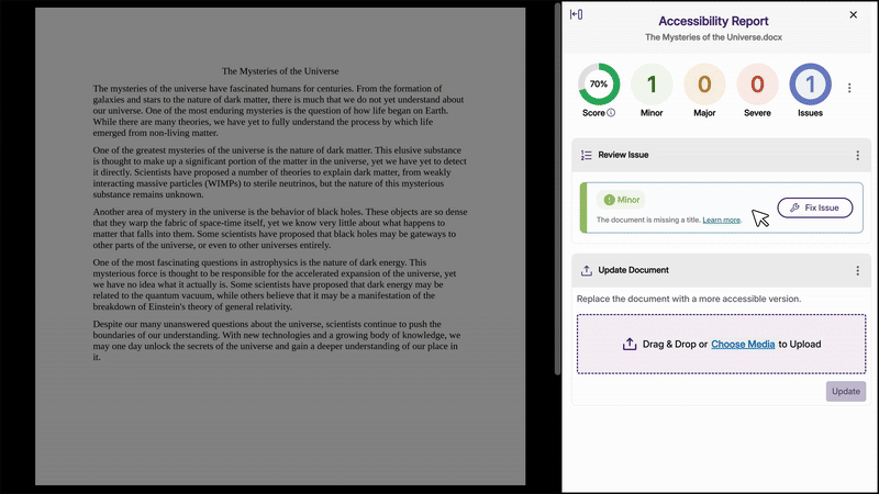 New ‘Undo’ Option Removes Manual Fixes
