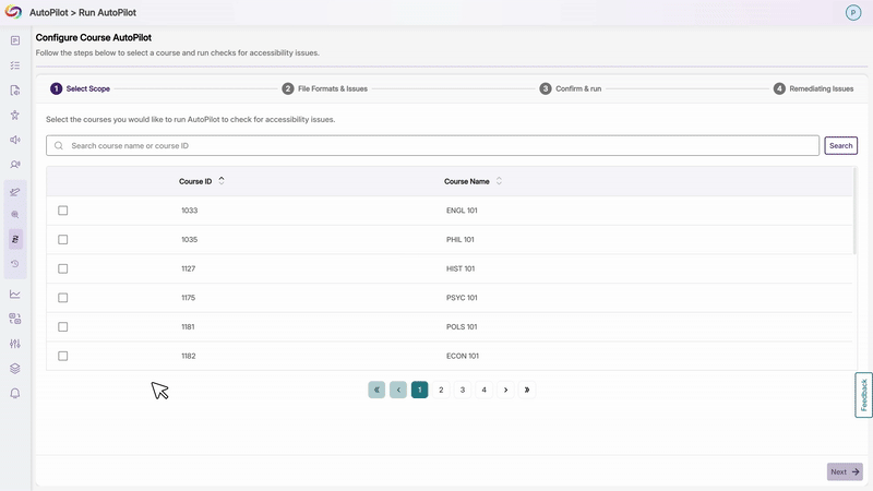 Run YuJa AutoPilot Across Multiple Courses at Once